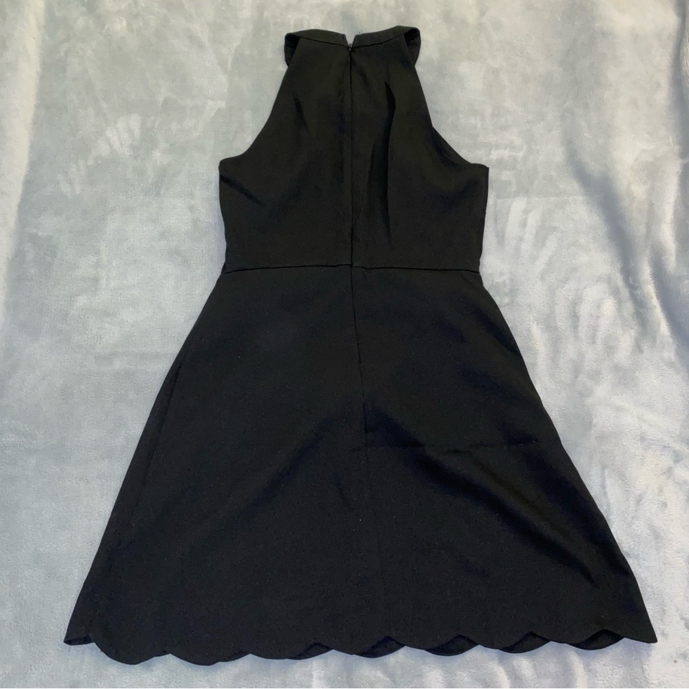 Lulu’s Scalloped Halter Dress - Picture 2 of 4